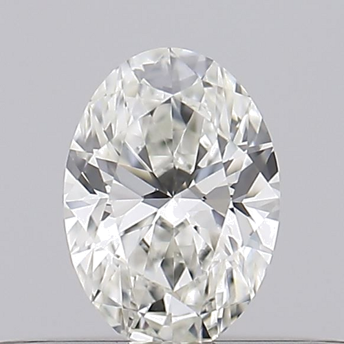 0.24 carat D-VVS2 Natūralus Oval Deimantas (1)