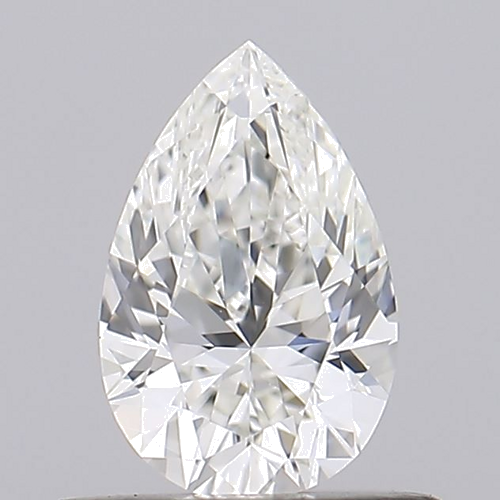 0.5 carat I-VVS2 Natūralus Pear Deimantas (1)