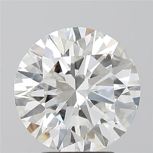 3.08 carat H-SI1 Excellent cut Natūralus Round Deimantas (1)