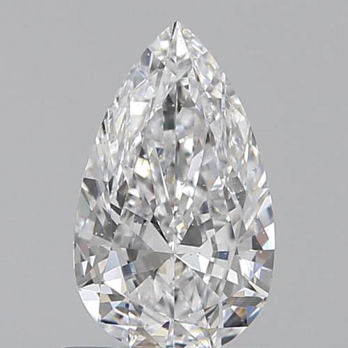 0.6 carat D-SI1 Natūralus Pear Deimantas (1)