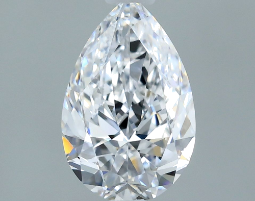 0.7 carat D-VS2 Natūralus Pear Deimantas (1)