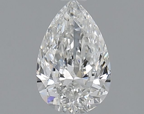 0.6 carat G-SI1 Natūralus Pear Deimantas (1)