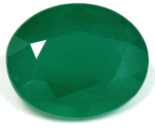 3.13 carat GREEN Oval Smaragdas (1)