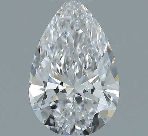 0.47 carat D-IF Natūralus Pear Deimantas (1)