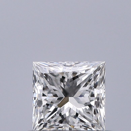 0.45 carat F-VVS1 Natūralus Princess Deimantas (1)