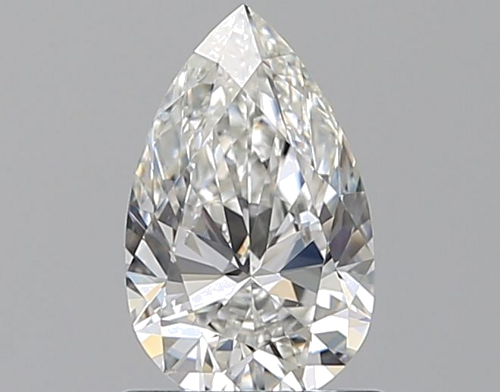 0.9 carat G-VS2 Natūralus Pear Deimantas (1)