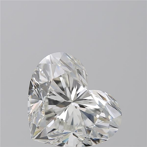 5.01 carat I-SI1 Natūralus Heart Deimantas (1)