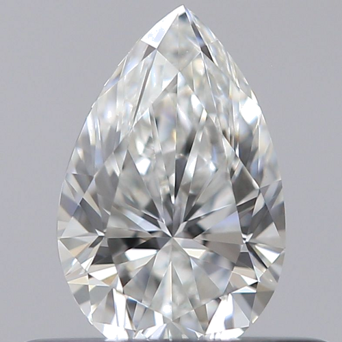 0.4 carat G-VVS1 Natūralus Pear Deimantas (1)