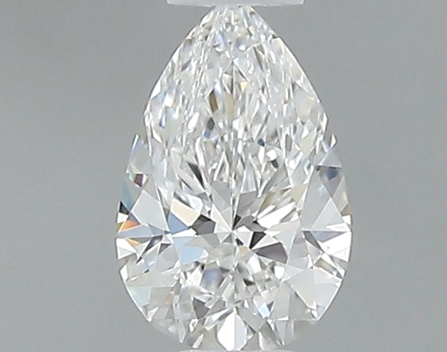0.34 carat E-IF Natūralus Pear Deimantas (1)