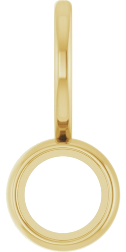 Pakabukas „Solitaire Charm“ 585 Geltonojo Aukso Round 5mm (1)