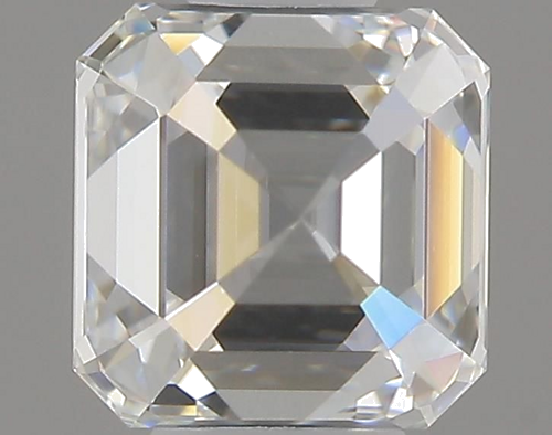 0.7 carat F-VVS2 Natūralus Asscher Deimantas (1)