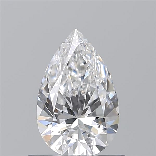 0.7 carat D-SI1 Natūralus Pear Deimantas (1)