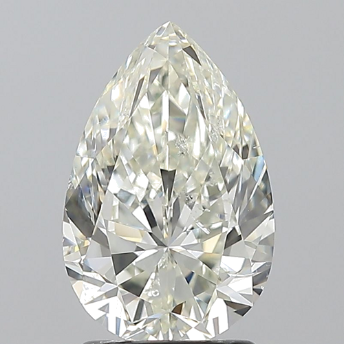 2.01 carat K-SI2 Natūralus Pear Deimantas (1)