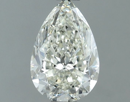0.9 carat K-SI2 Natūralus Pear Deimantas (1)