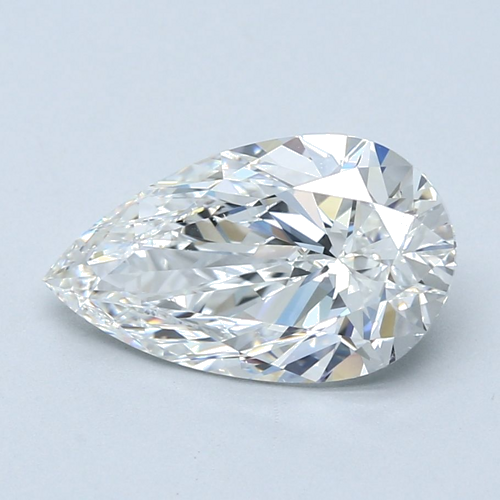 3.01 carat F-VS2 Natūralus Pear Deimantas (1)