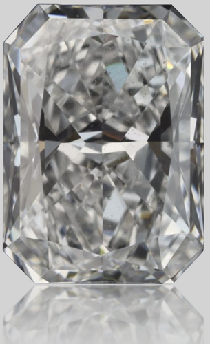 0.5 carat E-VS1 Natūralus Radiant Deimantas (1)
