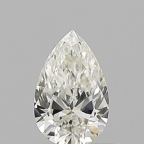 0.5 carat J-VS1 Natūralus Pear Deimantas (1)