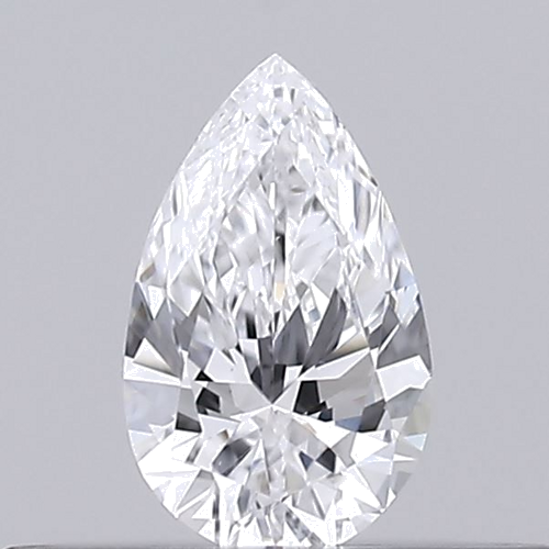 0.15 carat D-VS2 Natūralus Pear Deimantas (1)