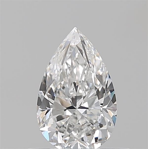 0.5 carat E-VVS2 Natūralus Pear Deimantas (1)