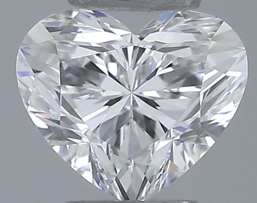0.5 carat F-VS2 Natūralus Heart Deimantas (1)