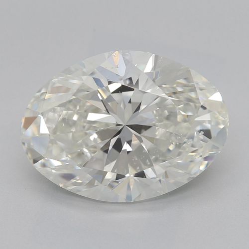 4.01 carat I-SI2 Natūralus Oval Deimantas (1)