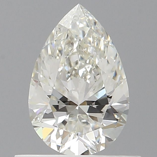 0.6 carat I-VVS2 Natūralus Pear Deimantas (1)