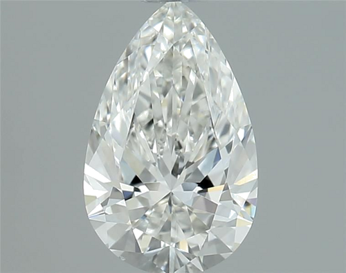 0.6 carat G-VS2 Natūralus Pear Deimantas (1)