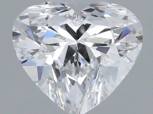 0.52 carat D-IF Natūralus Heart Deimantas (1)