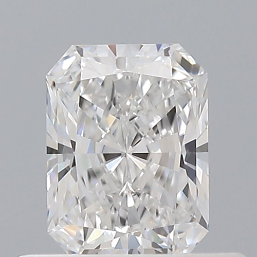 0.53 carat D-VVS2 Natūralus Radiant Deimantas (1)