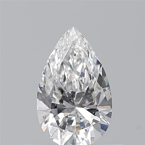 0.5 carat E-VS2 Natūralus Pear Deimantas (1)