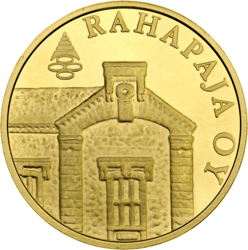 1 Markka 1864 Monetų kalykla Rahapaja Suomija auksinė moneta (1)