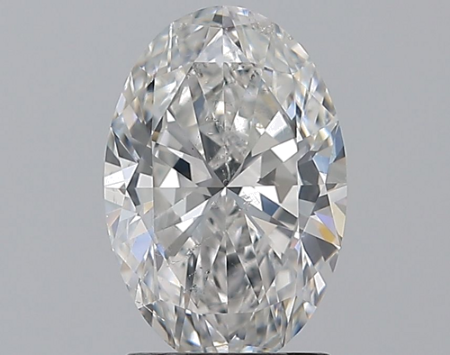 2.01 carat F-SI2 Natūralus Oval Deimantas (1)