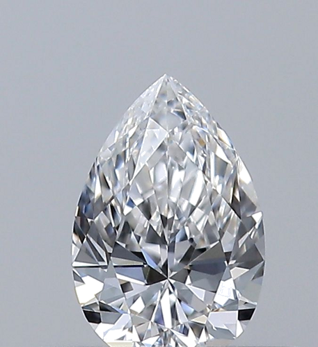 0.3 carat E-VVS1 Natūralus Pear Deimantas (1)
