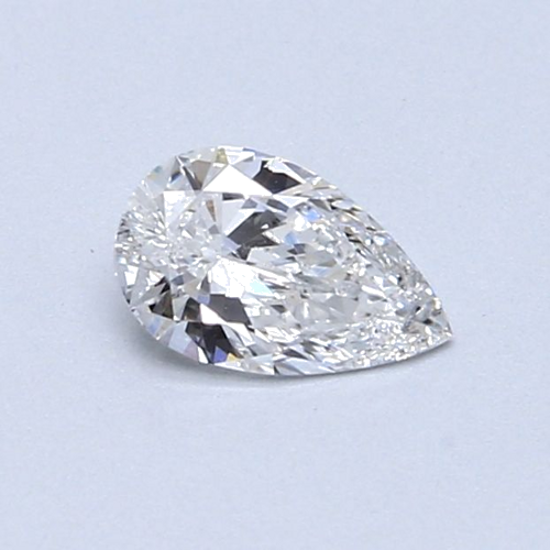 0.4 carat E-SI1 Natūralus Pear Deimantas (1)