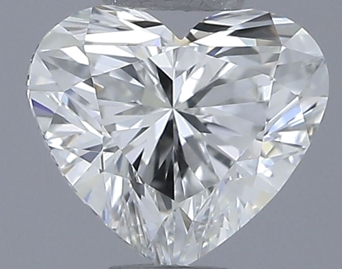 0.5 carat F-IF Natūralus Heart Deimantas (1)