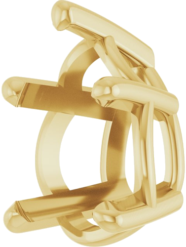 Pakabukas „Pear 5-Prong Solitaire“ 14k yellow gold Pear 7mm x 5mm (2)