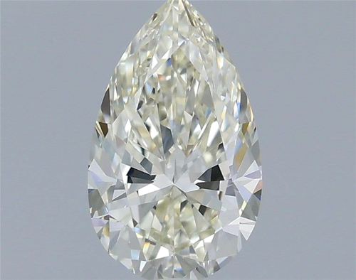 0.6 carat K-VVS2 Natūralus Pear Deimantas (1)