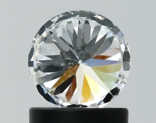 1.01 carat F-VVS2 GD cut Natūralus Round Deimantas (1)