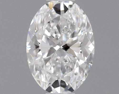 0.5 carat D-VVS2 Natūralus Oval Deimantas (1)