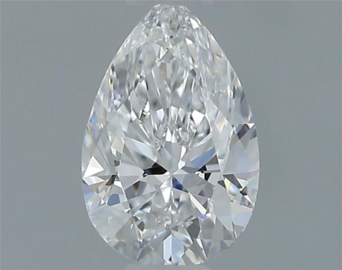 0.3 carat D-VS2 Natūralus Pear Deimantas (1)