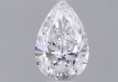 0.3 carat D-VVS2 Natūralus Pear Deimantas (1)