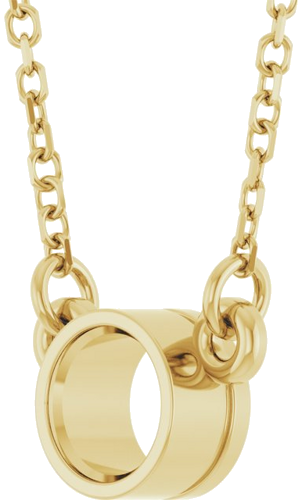 Pakabukas „Bezel-Set Solitaire Birthstone“ 585 Geltonojo Aukso Round 4.5mm (2)