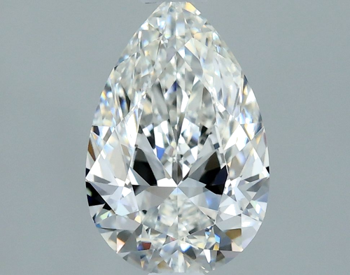 0.7 carat G-IF Natūralus Pear Deimantas (1)