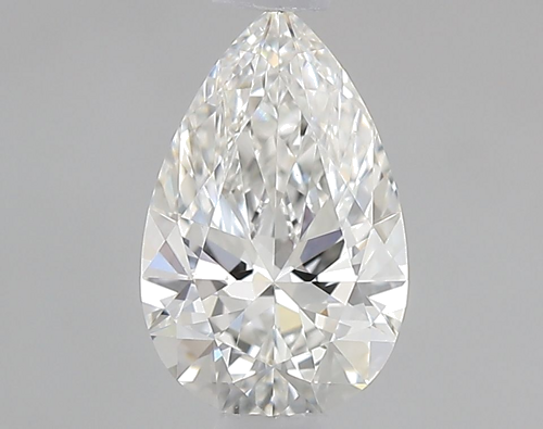 0.58 carat H-VVS1 Natūralus Pear Deimantas (1)