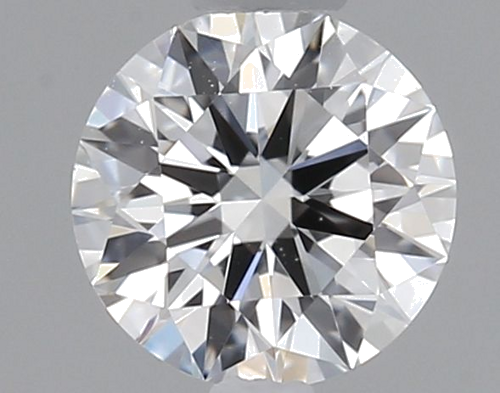 0.38 carat F-VVS1 Excellent cut Natūralus Round Deimantas (1)