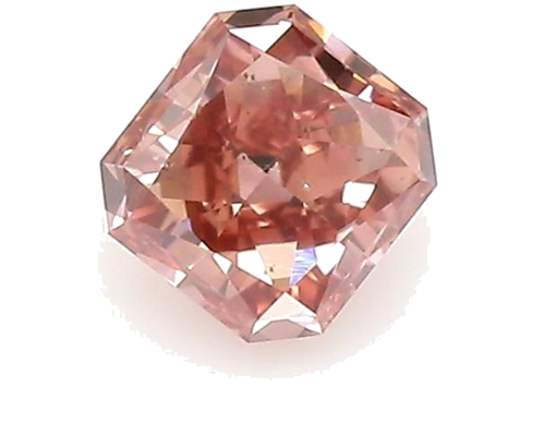 0.3 carat Fancy Deep  Pink-SI2 Natūralus Radiant Deimantas (1)