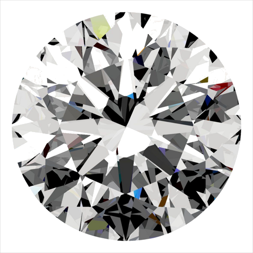 0.32 carat E-SI2 Excellent cut Natūralus Round Deimantas (1)