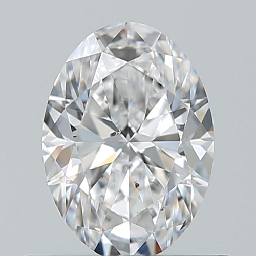 0.7 carat D-SI1 Natūralus Oval Deimantas (1)