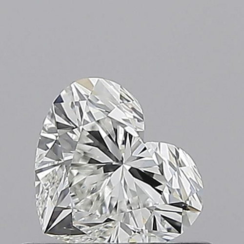 0.53 carat G-VVS1 Natūralus Heart Deimantas (1)