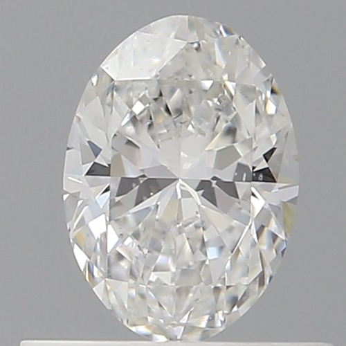 0.5 carat F-SI1 Natūralus Oval Deimantas (1)